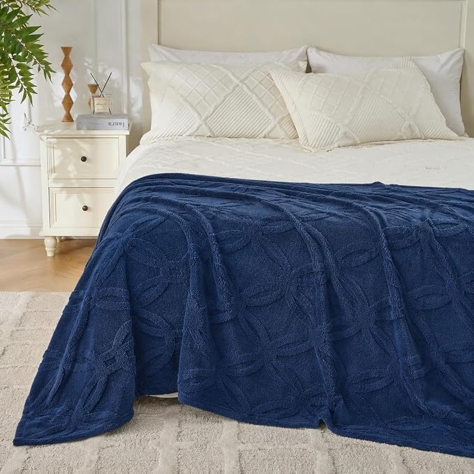 Navy Throw Blanket