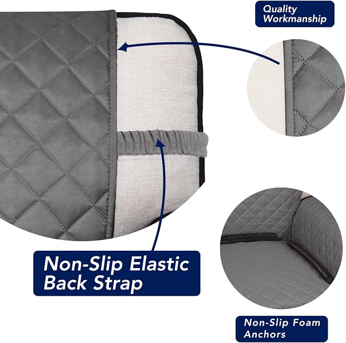 PureFit Reversible Quilted Sofa Cover Dog Couch Covers