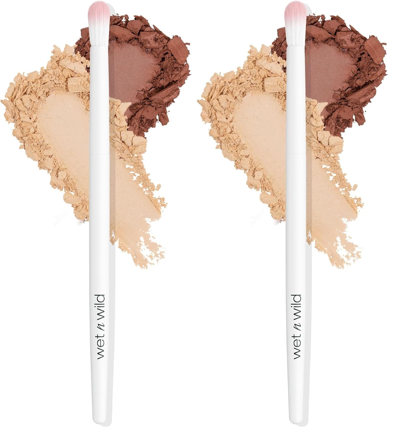 wet n wild Eyeshadow Brush, Precision Blending Application, Soft Synthetic Fibers, Ergonomic Handle for Comfortable Precision Control