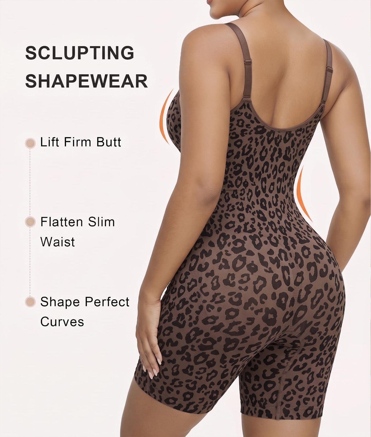 SHAPERX Women's Shapewear Bodysuit Tummy Control Seamless Zip-Up Body Shaper Waist Defining Silhouette