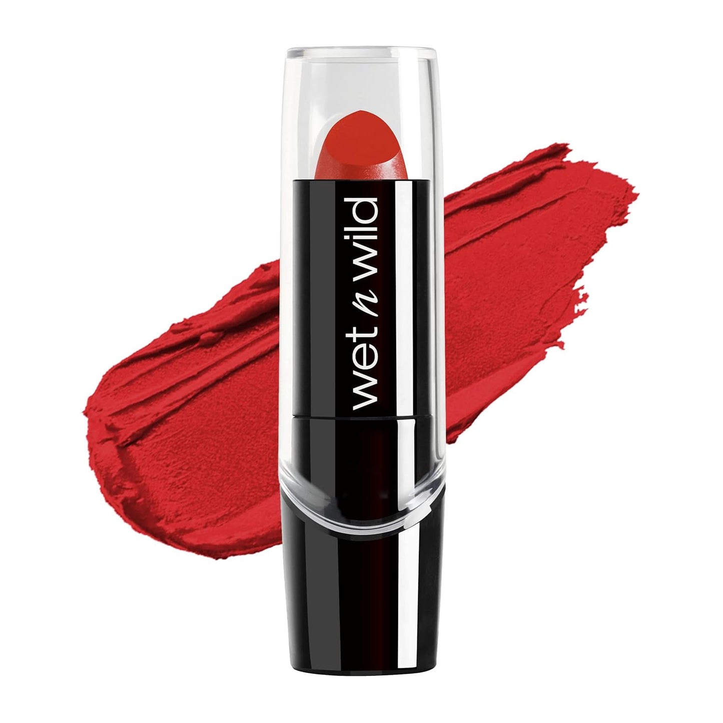 wet n wild Silk Finish Lipstick, Hydrating Rich Buildable Lip Color, Formulated with Vitamins A,E, & Macadamia for Ultimate Hydration, Cruelty-Free & Vegan - Dark Pink Frost