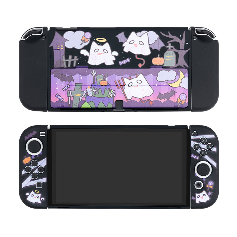 NS Game Soft Shell Case Cute Demon Stand