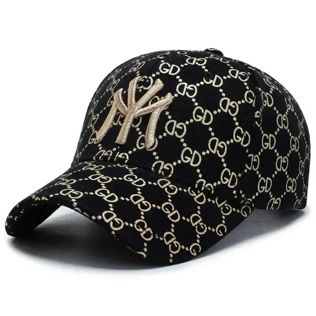 Fashion Men Women Cotton Embroidery for MY Baseball Caps Outdoor Sport Fishing Golf Sunshade Adjustable Hat Casual Four Seasons