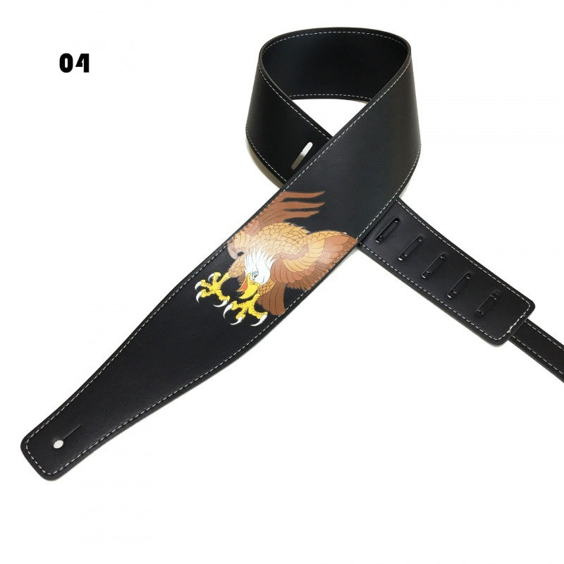 Color Printing Folk Guitar Shoulder Strap Musical Instrument Accessories