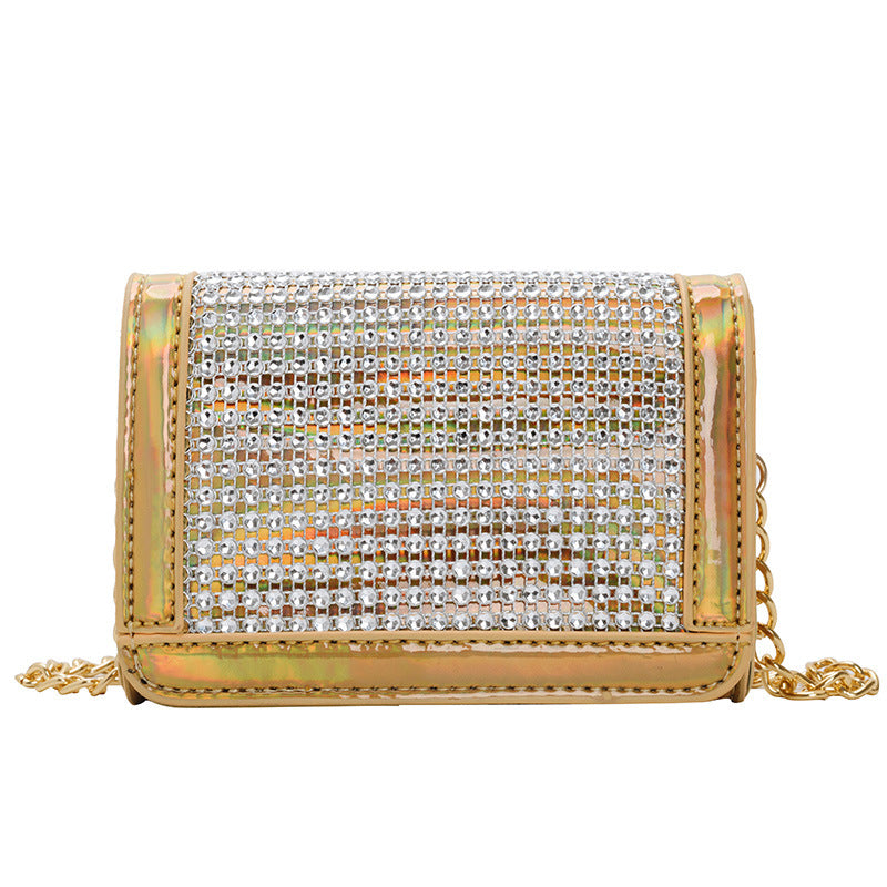 Fashion trend flash diamond princess coin purse