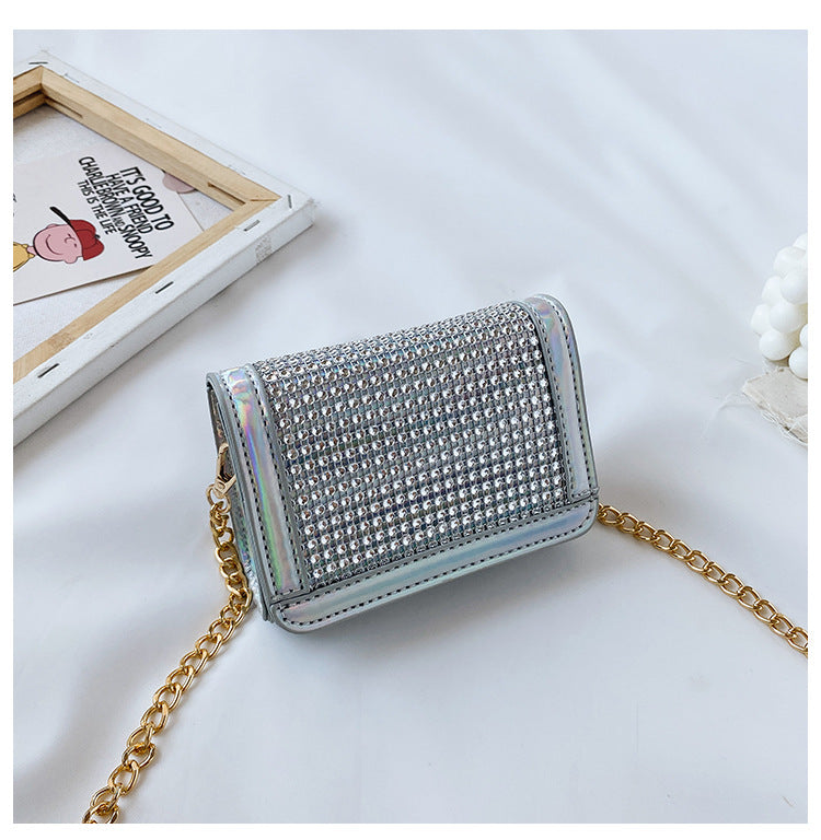 Fashion trend flash diamond princess coin purse