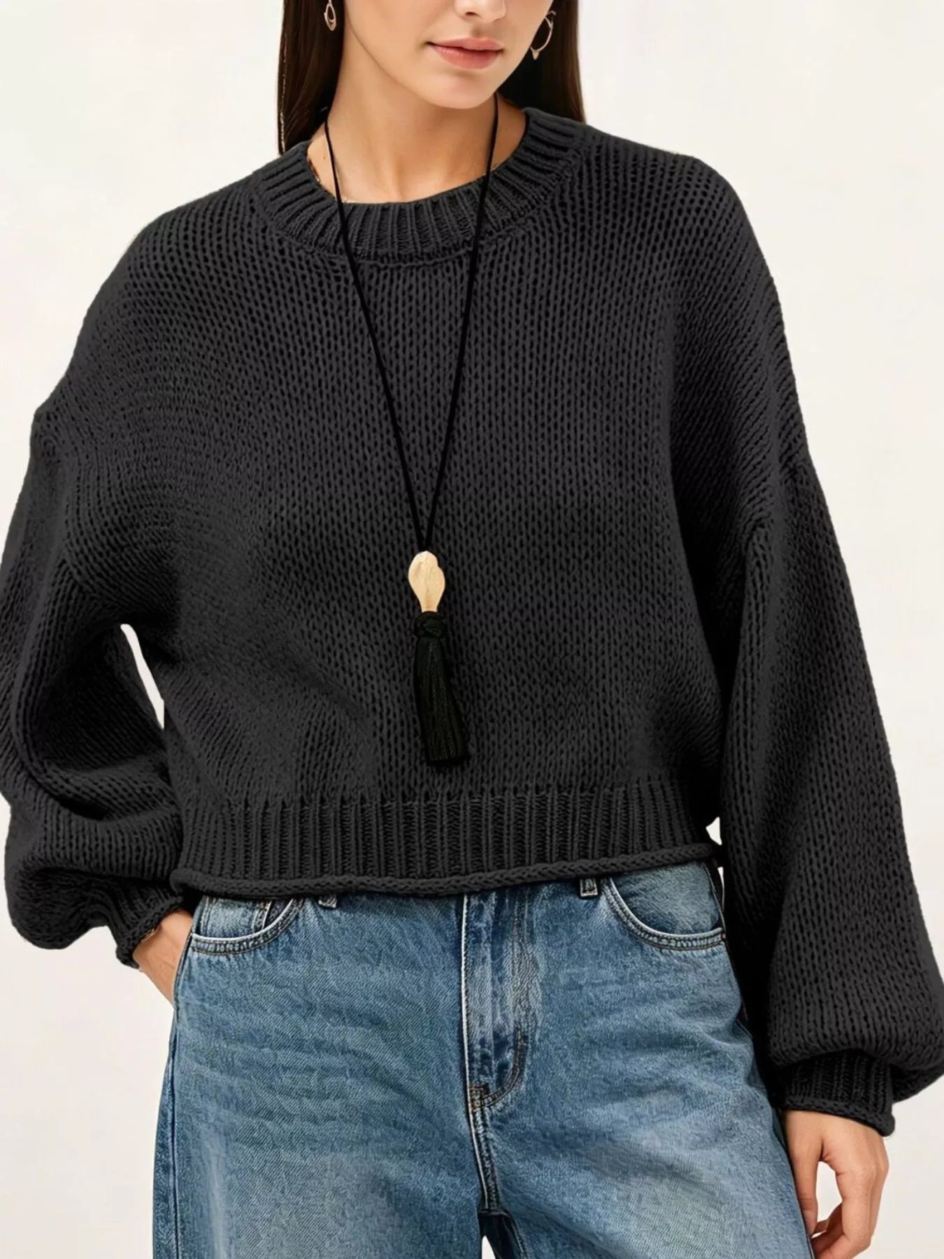 Oversized Chunky Knit Sweater