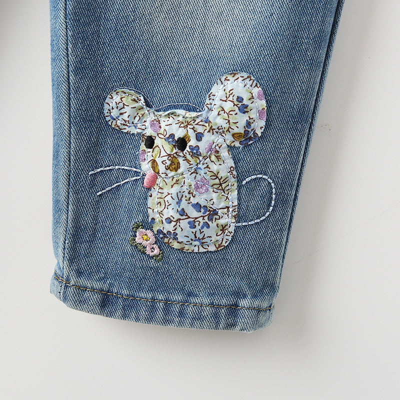 New FallWinter Denim Jeans For Girls