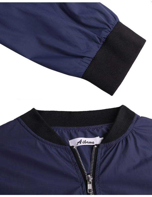 Ladies Casual Fashion Zip Jacket Jacket