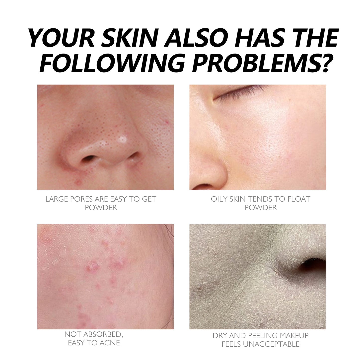 3 In 1 Color Correcting Cream, Cover Dark Spots, Moisturize Skin Care And Isolate Foundation