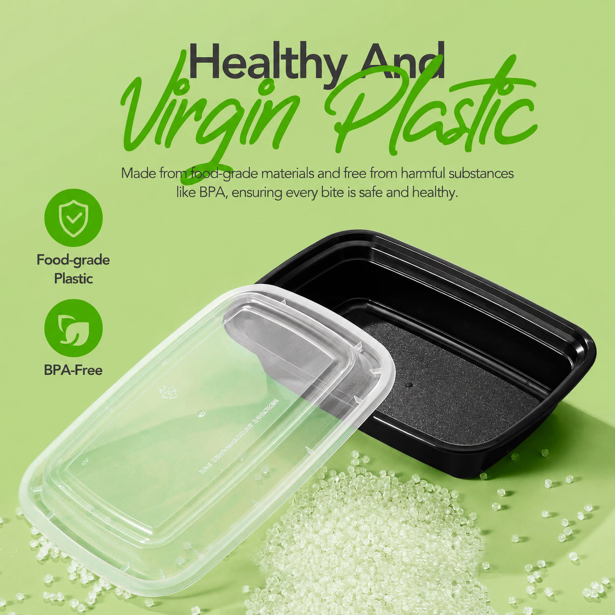 50 Pack 38OZ Meal Prep Containers Wholesale