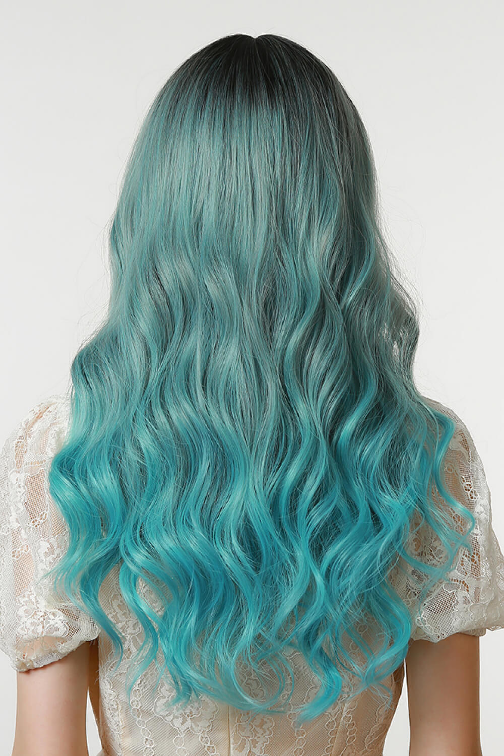 13*1" Full-Machine Wigs Synthetic Long Wave 26"