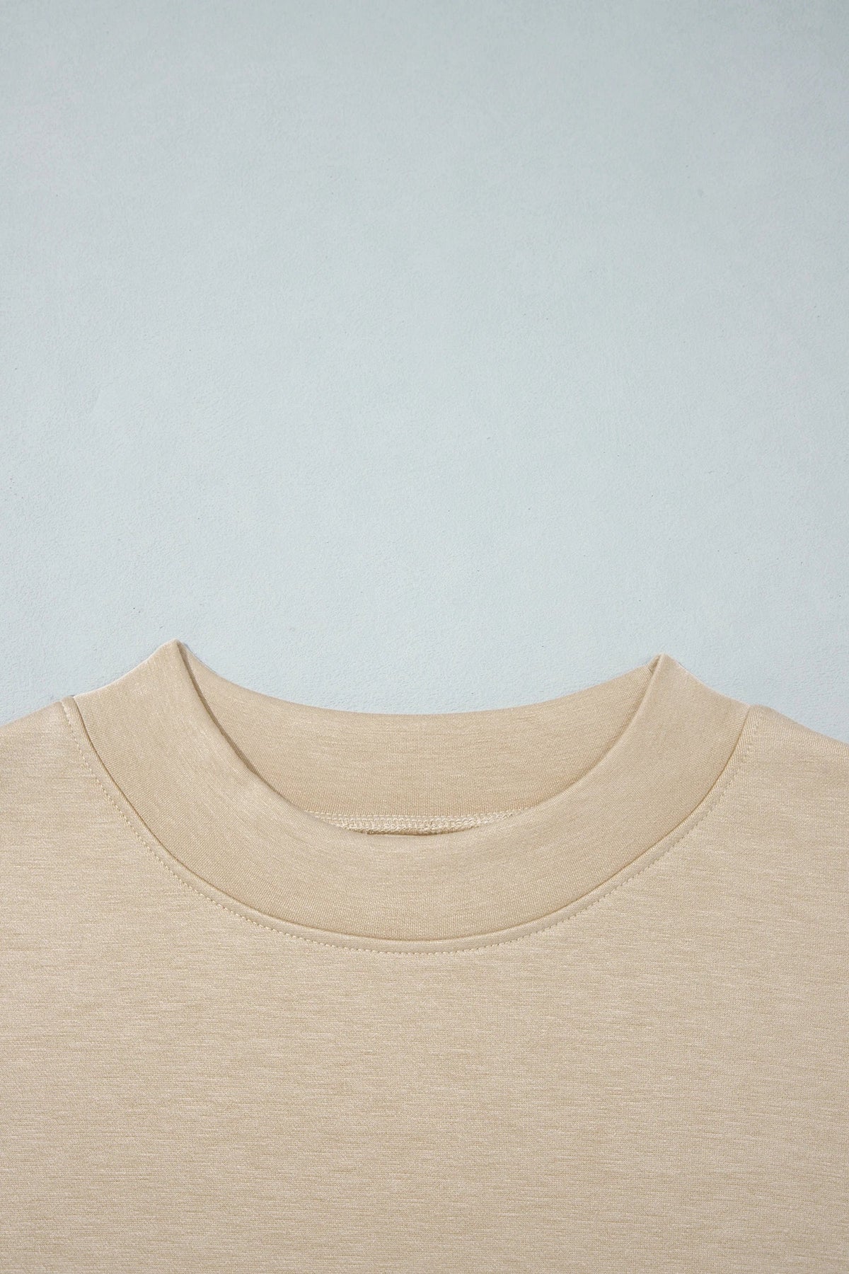 Camo Patchwork Drop Shoulder Crewneck Sweatshirt