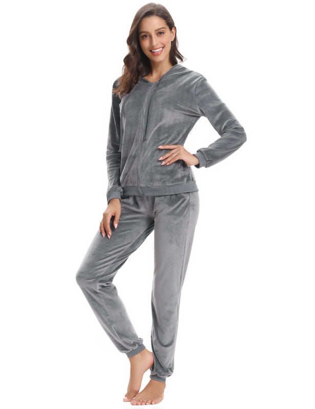 Casual/ Comfortable And Stylishwomen'S Velvet Suit