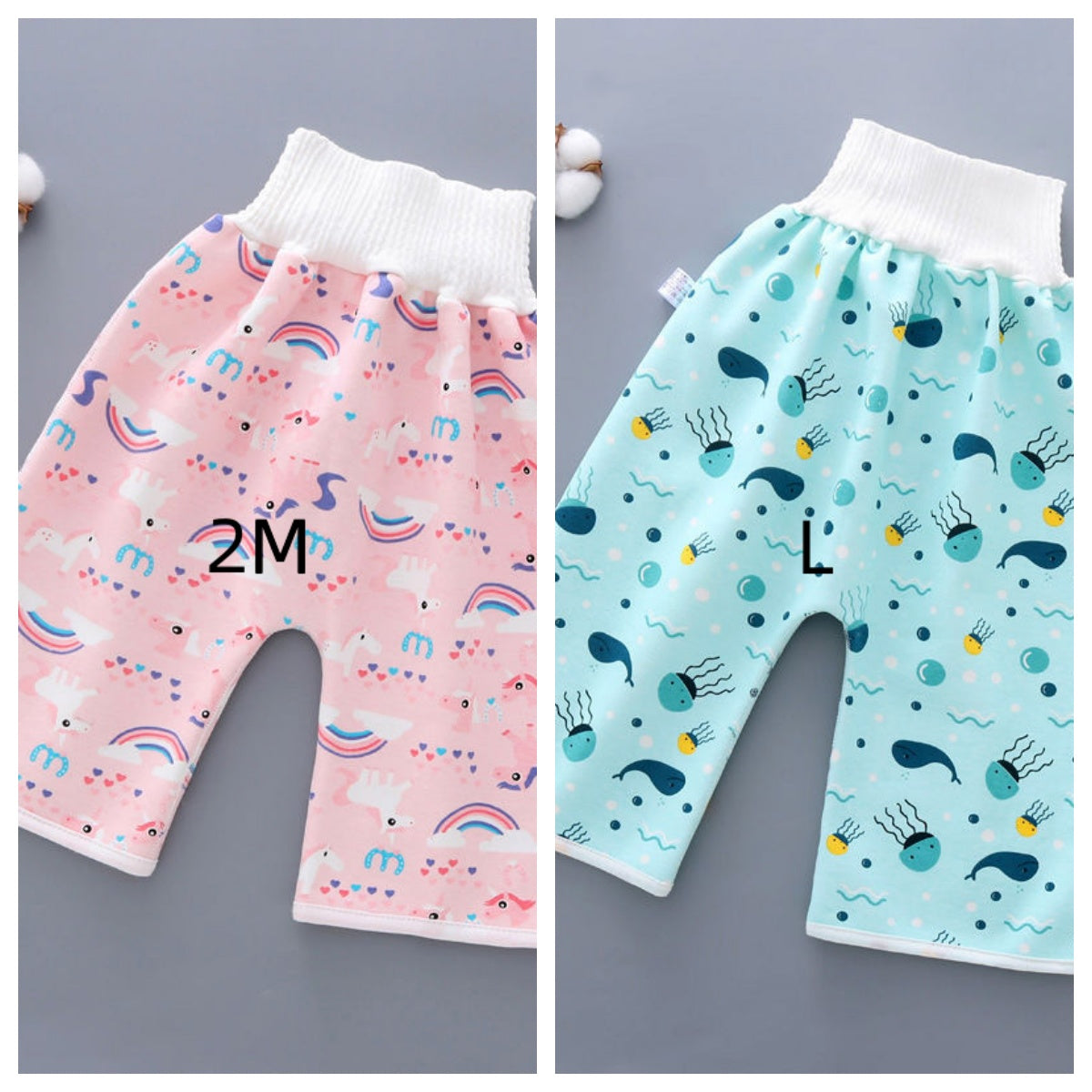 Baby leak-proof bed wetting skirt