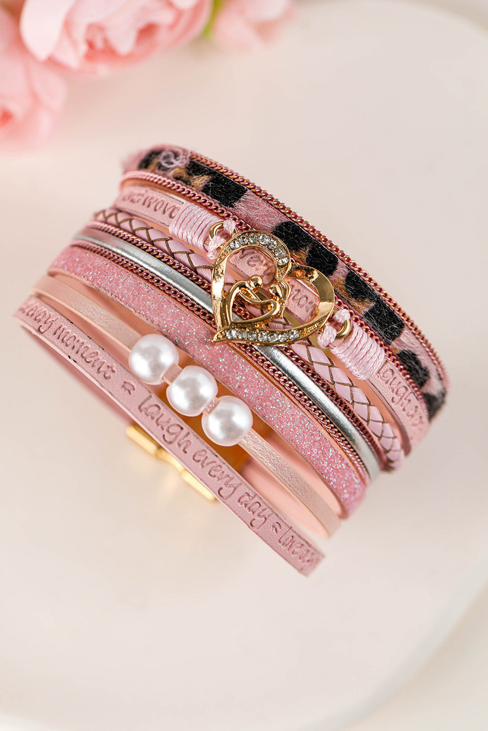 Gabrielle Shaped Magnetic Buckle Bracelet