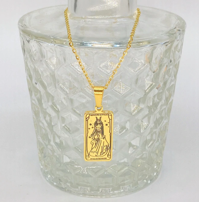 Twelve Constellation Tarot Necklace Retro Constellation Necklace