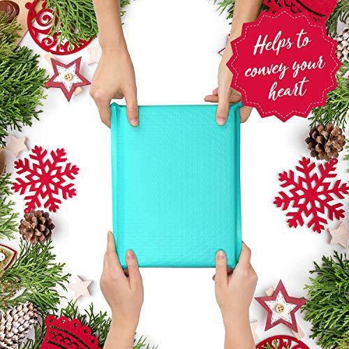 8.5x12 Bubble Mailer Padded Envelope #2 | Usable Size 8.5x11"| Teal