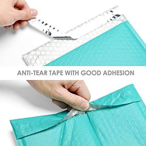 8.5x12 Bubble Mailer Padded Envelope #2 | Usable Size 8.5x11"| Teal