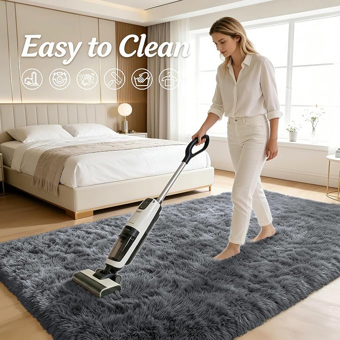 OLANLY 10x14 Machine Washable Large Area Rugs