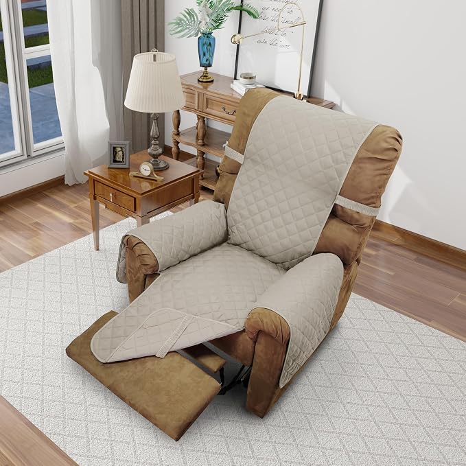 Reversible Chair Covers for Recliner Oversized, Water Repellent, Chair