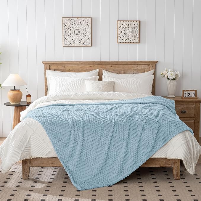Blue Throw Blanket