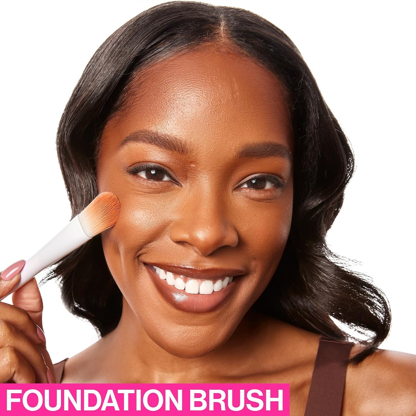 wet n wild Eyeshadow Brush, Precision Blending Application, Soft Synthetic Fibers, Ergonomic Handle for Comfortable Precision Control