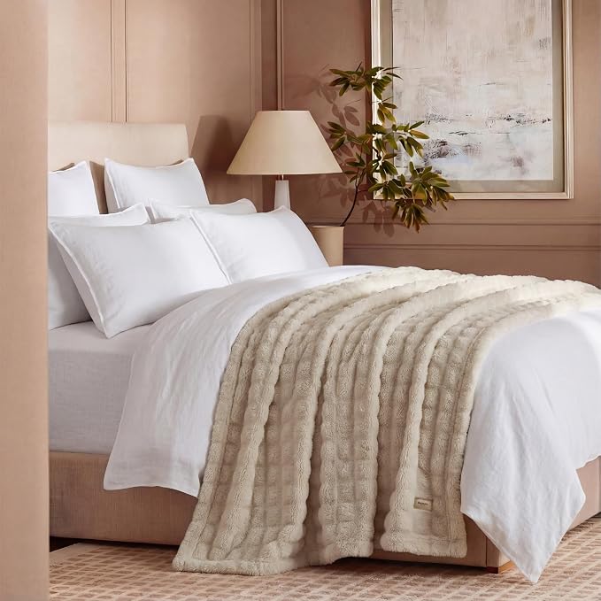Bedsure 3D Fleece Bubble Blanket