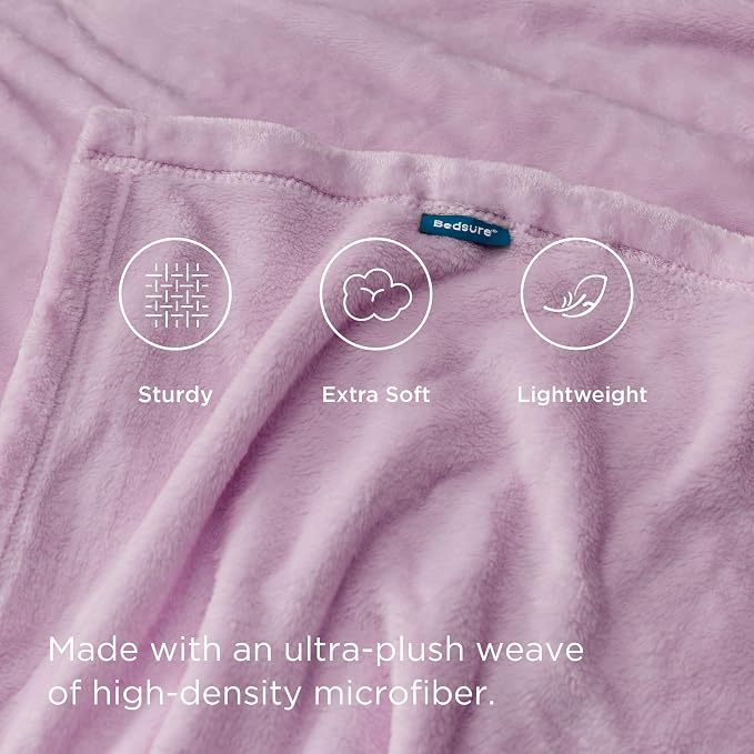 Bedsure GentleSoft Fleece Throw Blanket