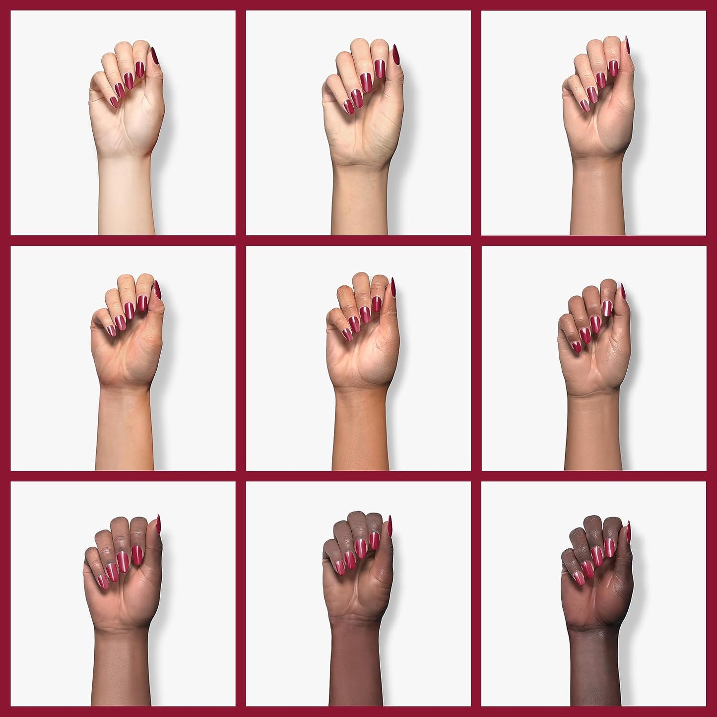 L.A. COLORS Color Craze Nail Polish, Hot Blooded CNP406