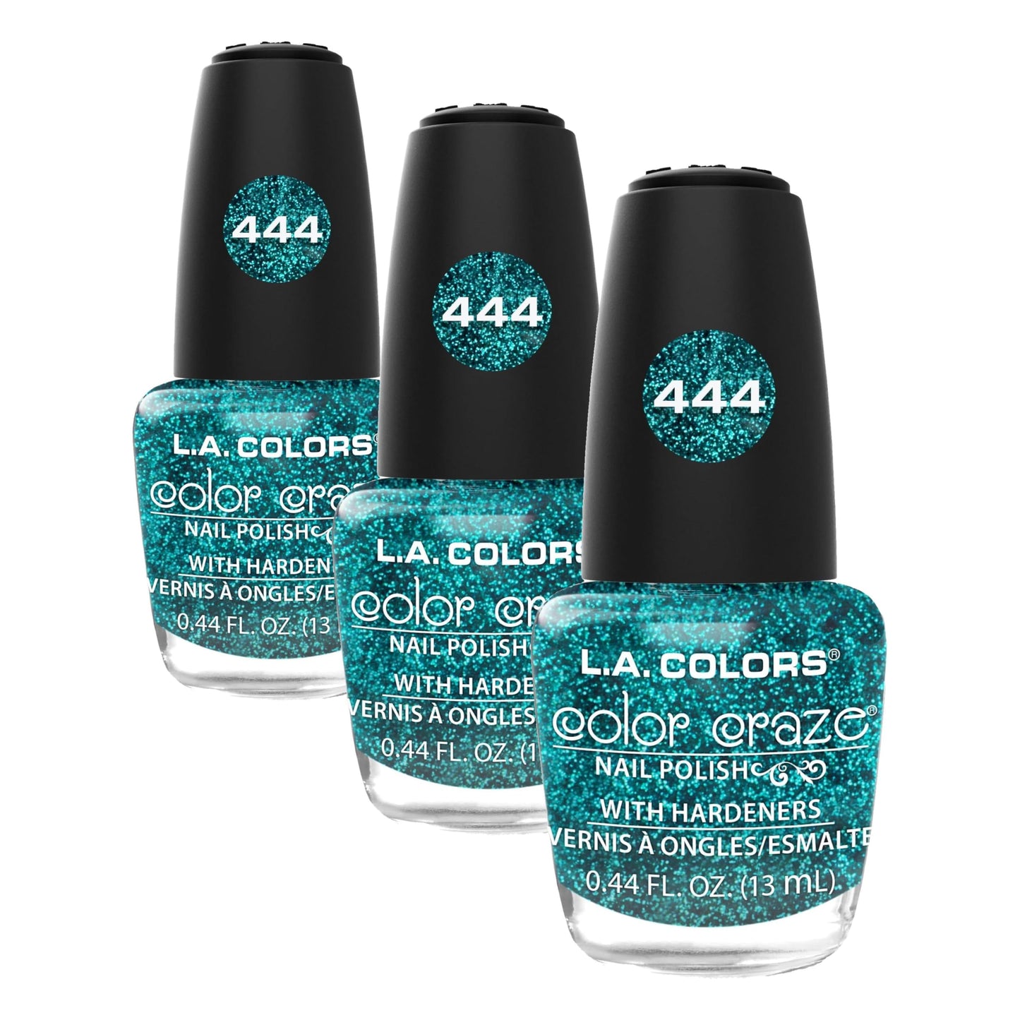 L.A. COLORS Color Craze Nail Polish, Hot Blooded CNP406