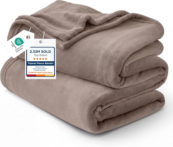Bedsure GentleSoft Fleece King Size Blankets