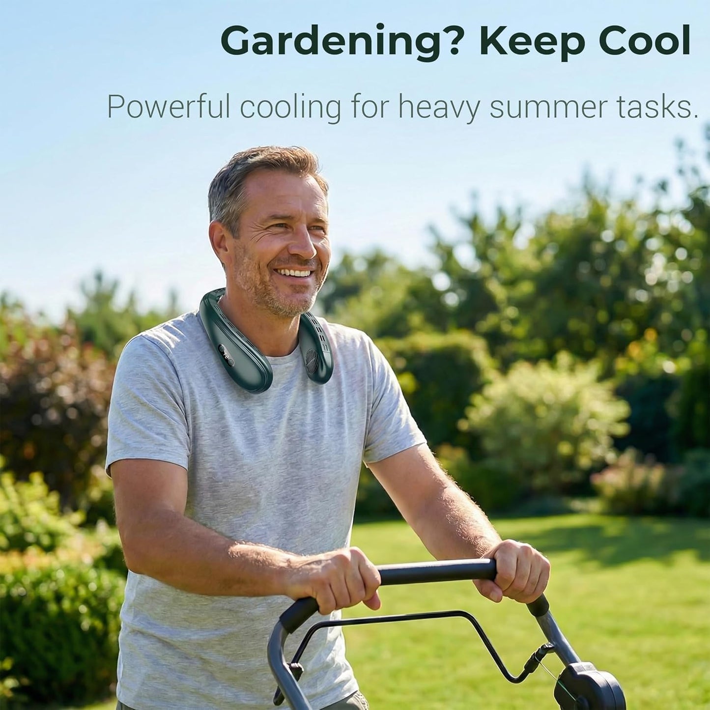 Neck Fan - Portable Personal Fan with Cooling Plate
