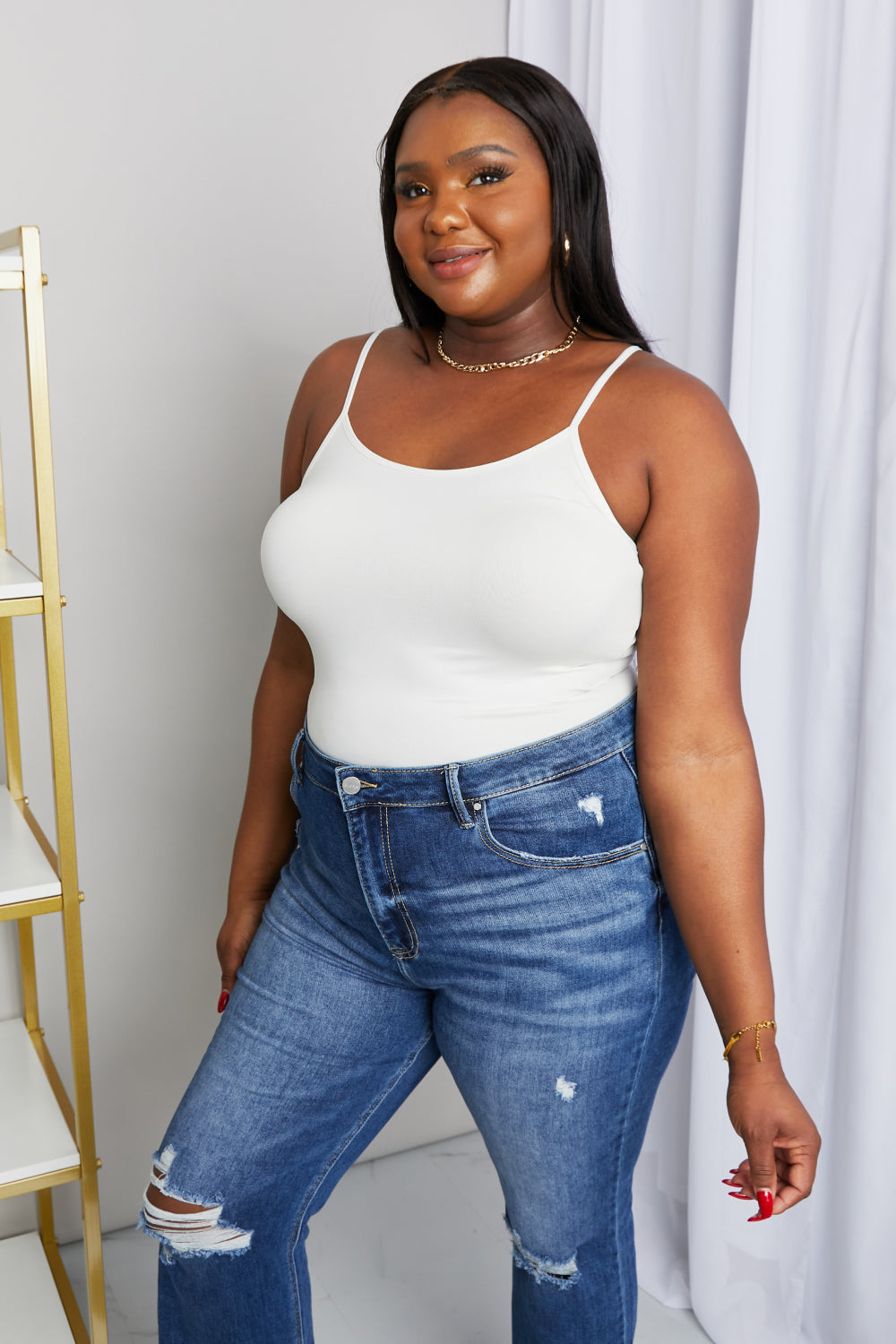 Zenana Full Size Scoop Neck Cami