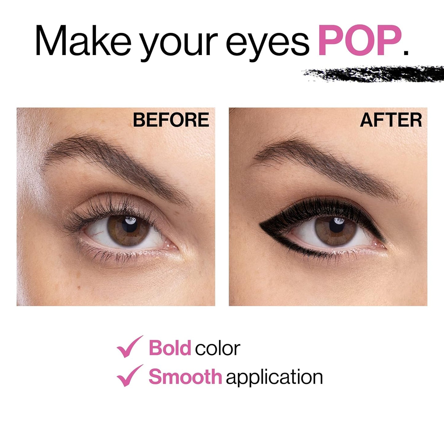 wet n wild Color Icon Kohl Eyeliner Pencil - Rich Hyper-Pigmented Color, Smooth Creamy Application, Long-Wearing Matte Finish Versatility, Cruelty-Free - Baby's Got Black