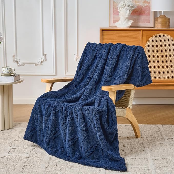 Navy Throw Blanket