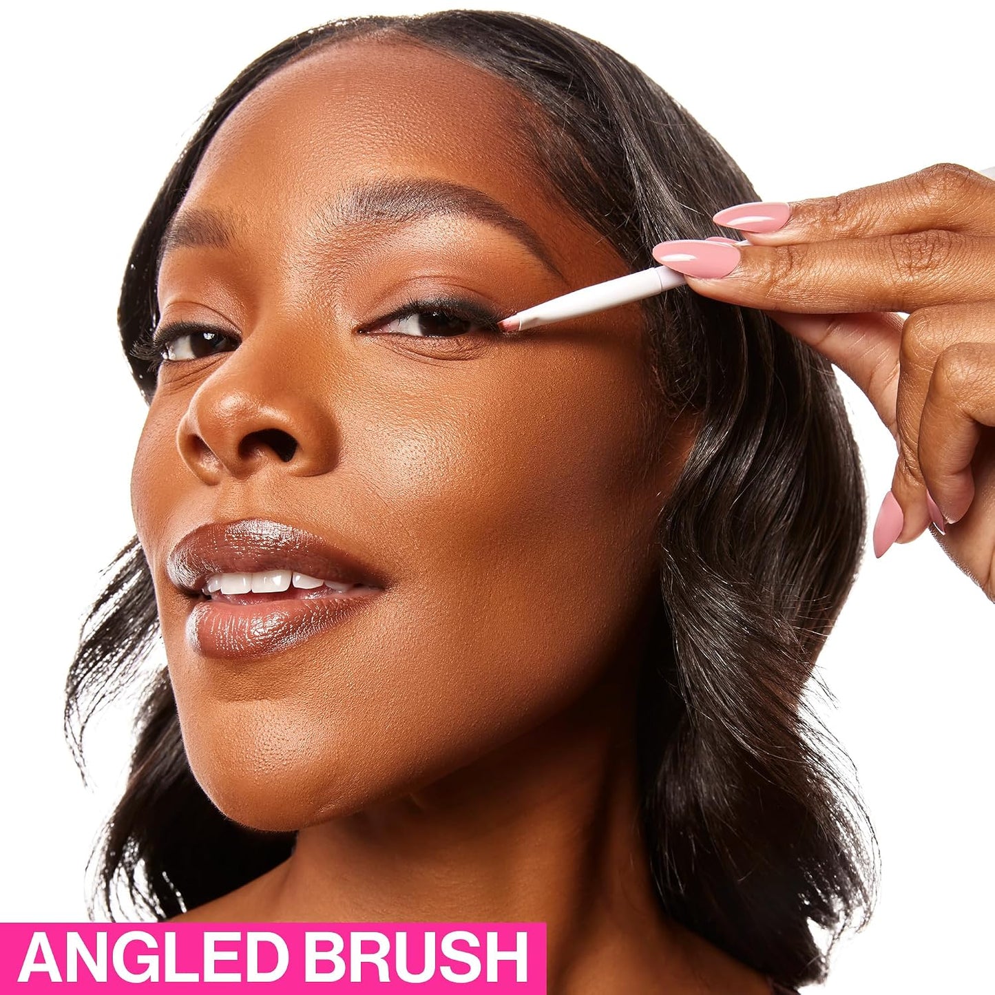wet n wild Eyeshadow Brush, Precision Blending Application, Soft Synthetic Fibers, Ergonomic Handle for Comfortable Precision Control
