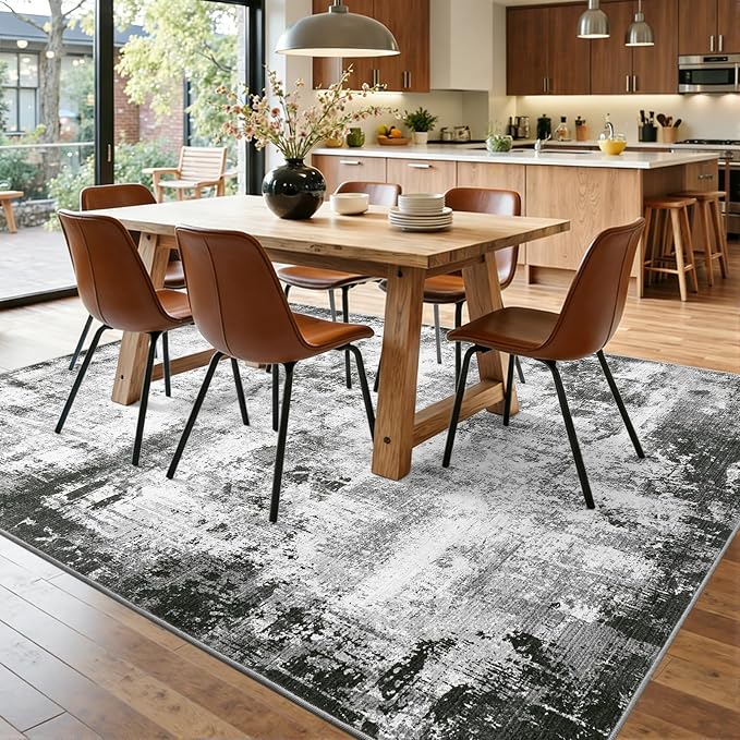 8x10 Ft Large Area Rugs for Living Room, Soft Non-Slip Washable Rugs Modern