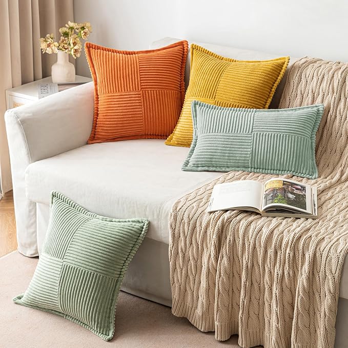 MIULEE Decorative Throw Pillow Covers