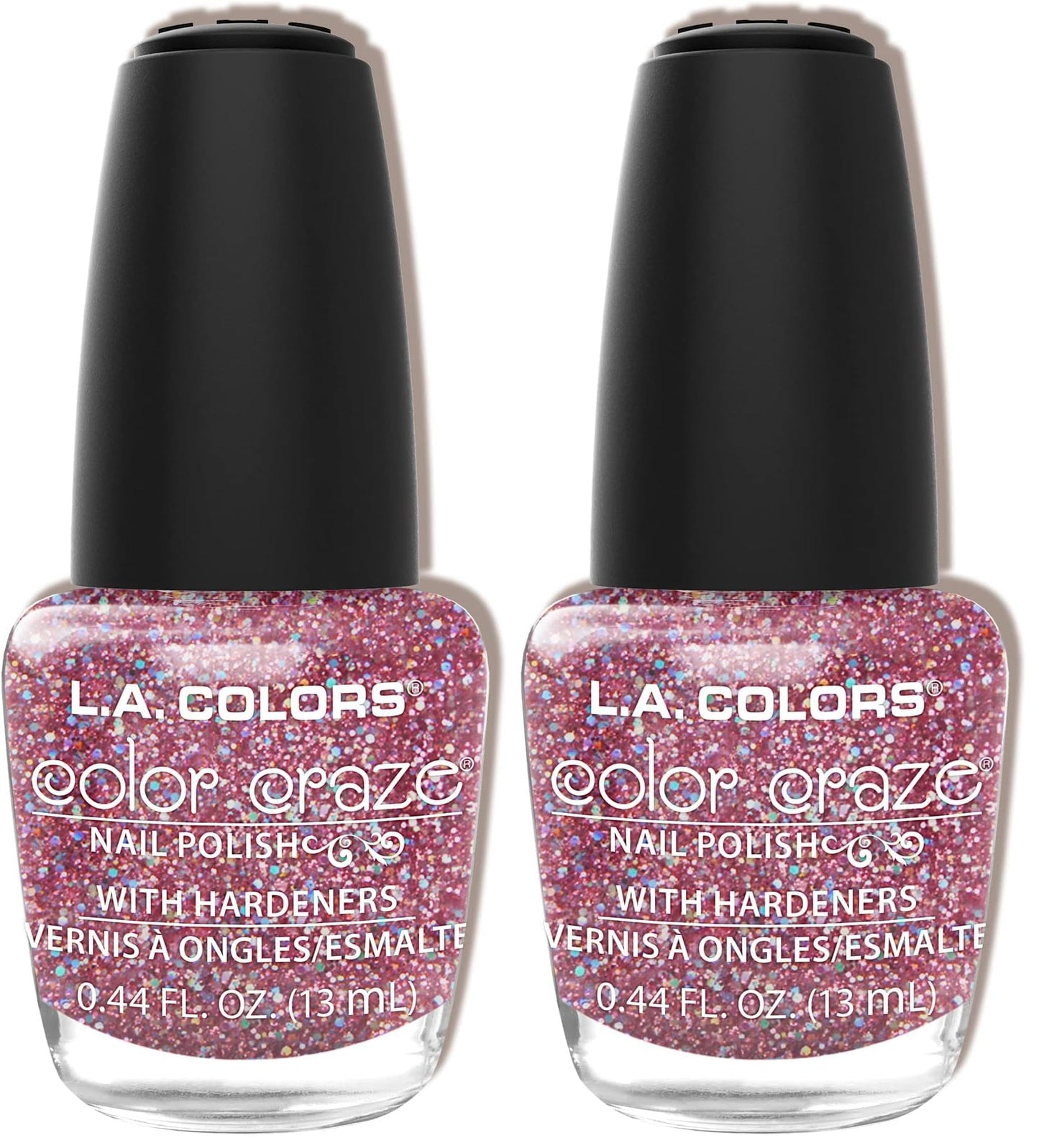 L.A. COLORS Color Craze Nail Polish, Hot Blooded CNP406