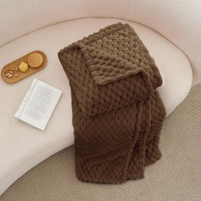 BEDELITE Brown Large Throw Blanket