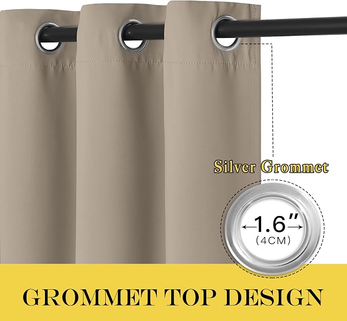 NICETOWN Kitchen Short Blackout Curtain and Drape