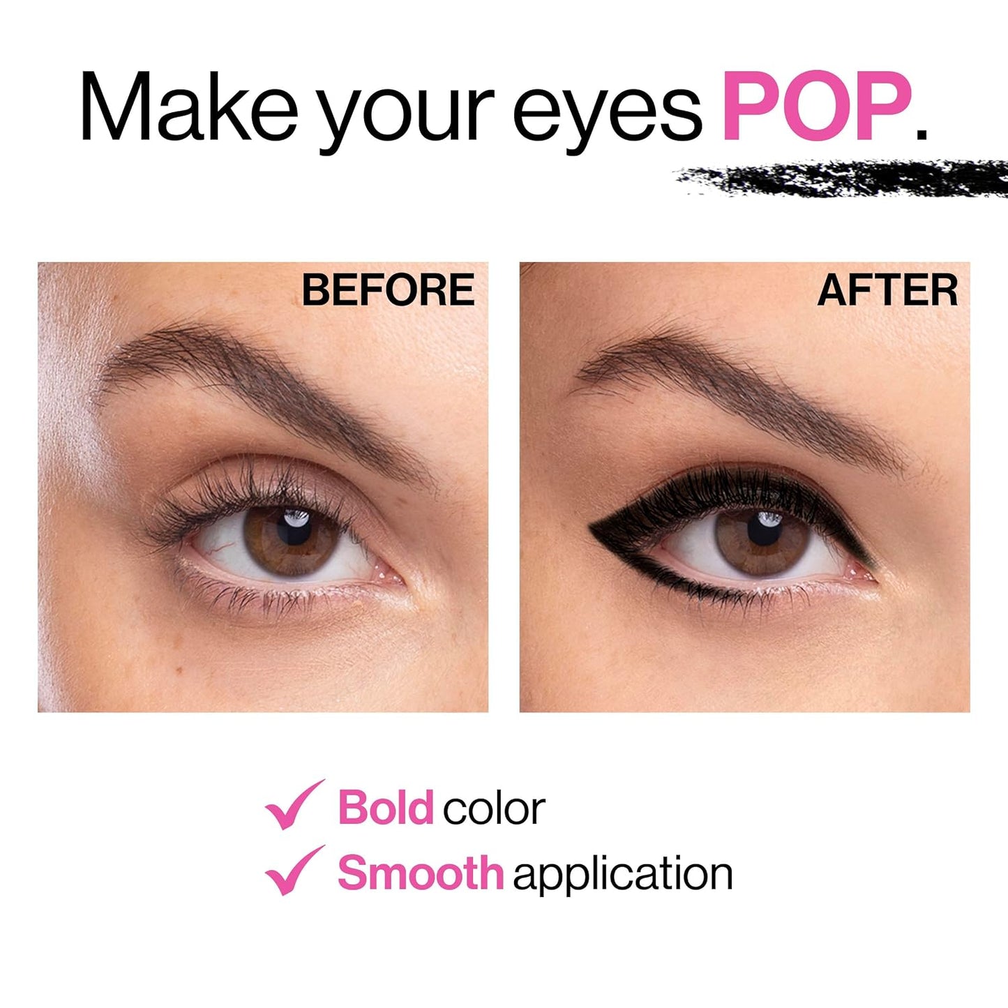wet n wild Color Icon Kohl Eyeliner Pencil - Rich Hyper-Pigmented Color, Smooth Creamy Application, Long-Wearing Matte Finish Versatility, Cruelty-Free - Baby's Got Black