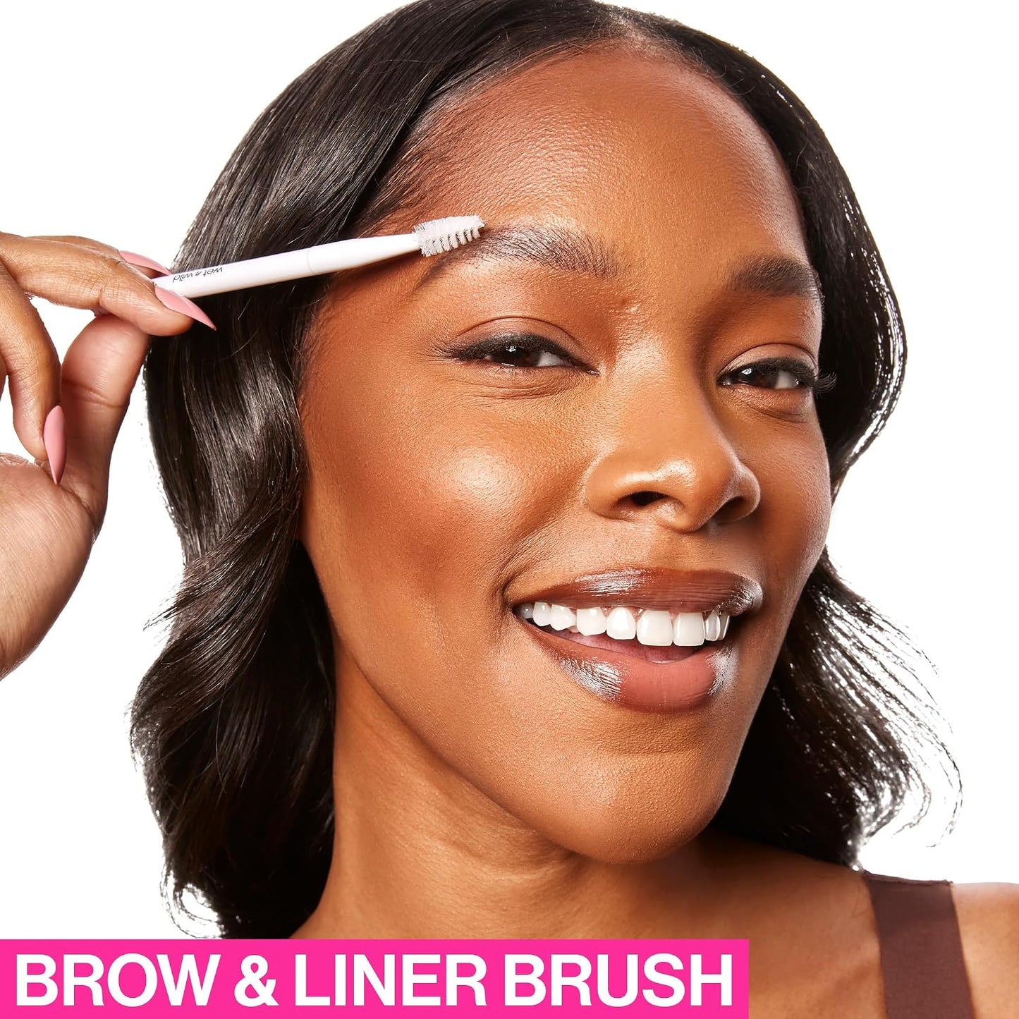 wet n wild Eyeshadow Brush, Precision Blending Application, Soft Synthetic Fibers, Ergonomic Handle for Comfortable Precision Control