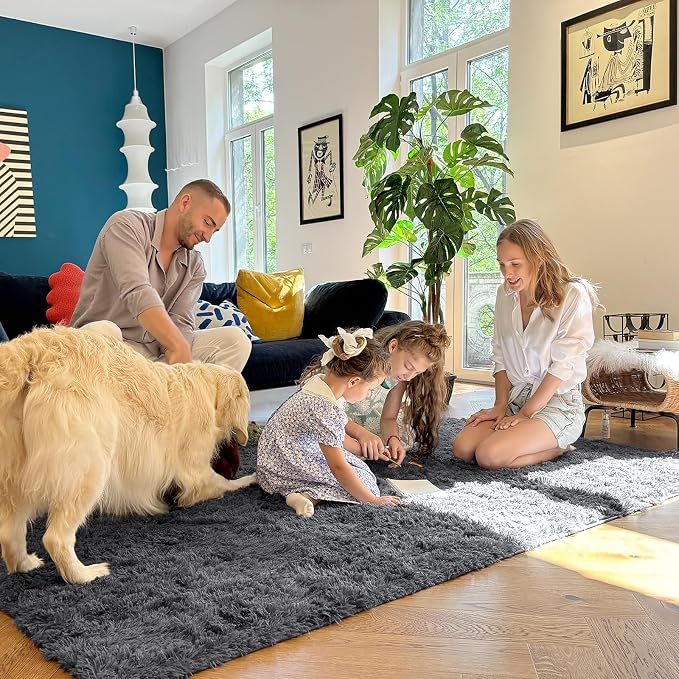 OLANLY 10x14 Machine Washable Large Area Rugs