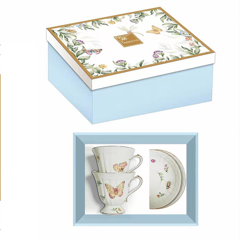 Bee Goblet Strawberry Cup Matching Box Set Gift For Couples