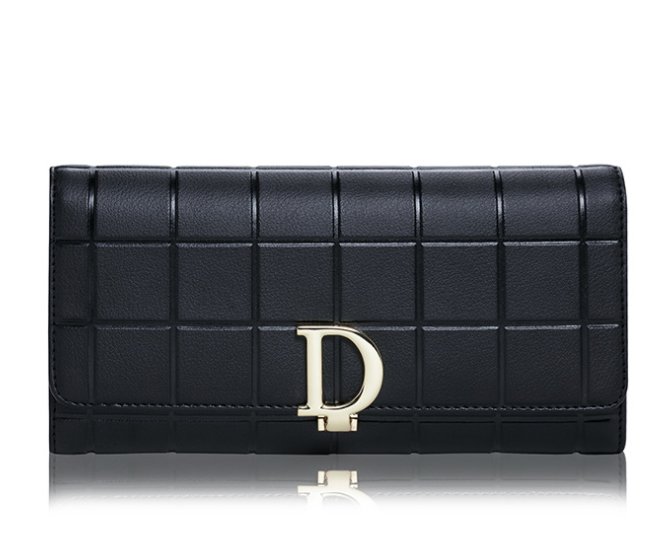 Brand Plaid Coin Purse High Quality Female Long Clutch
