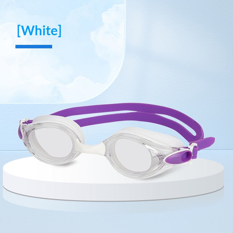 Wow, Swimming Goggles For Adults, Anti-Fog, Professional Training Swimming Goggles, Electroplated Waterproof High-Definition Silicone Glasses, Anti-Fog Upgrade