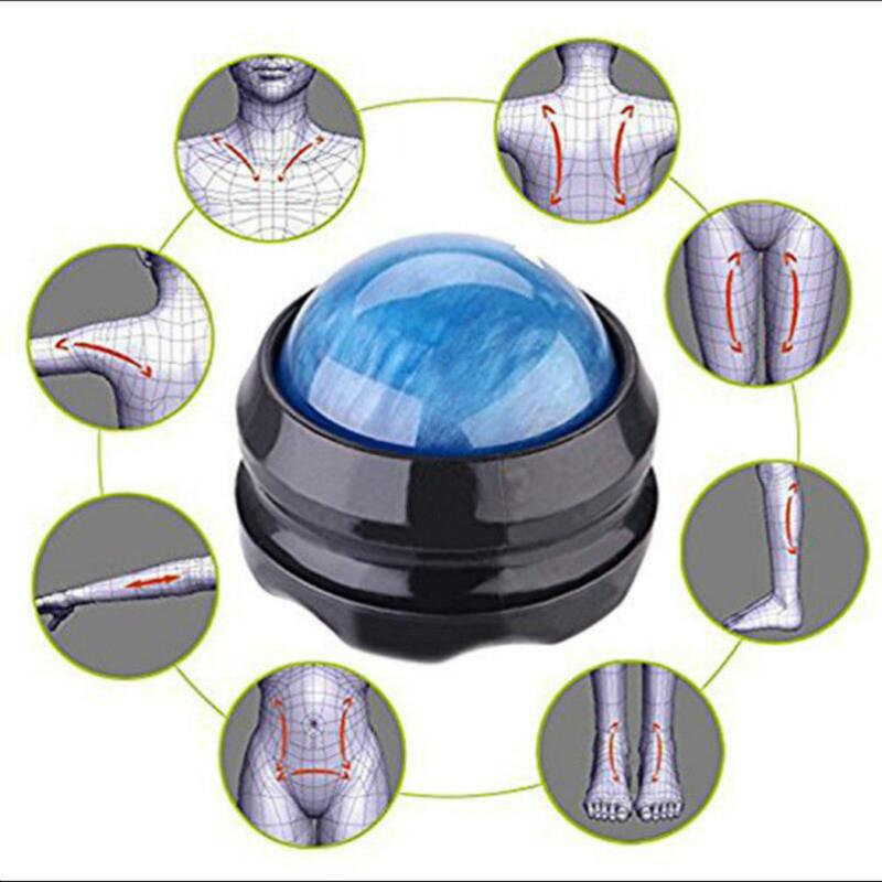 1 Pc Massage Roller Ball Massager Body Therapy Foot Hip Back Relaxer Stress Release