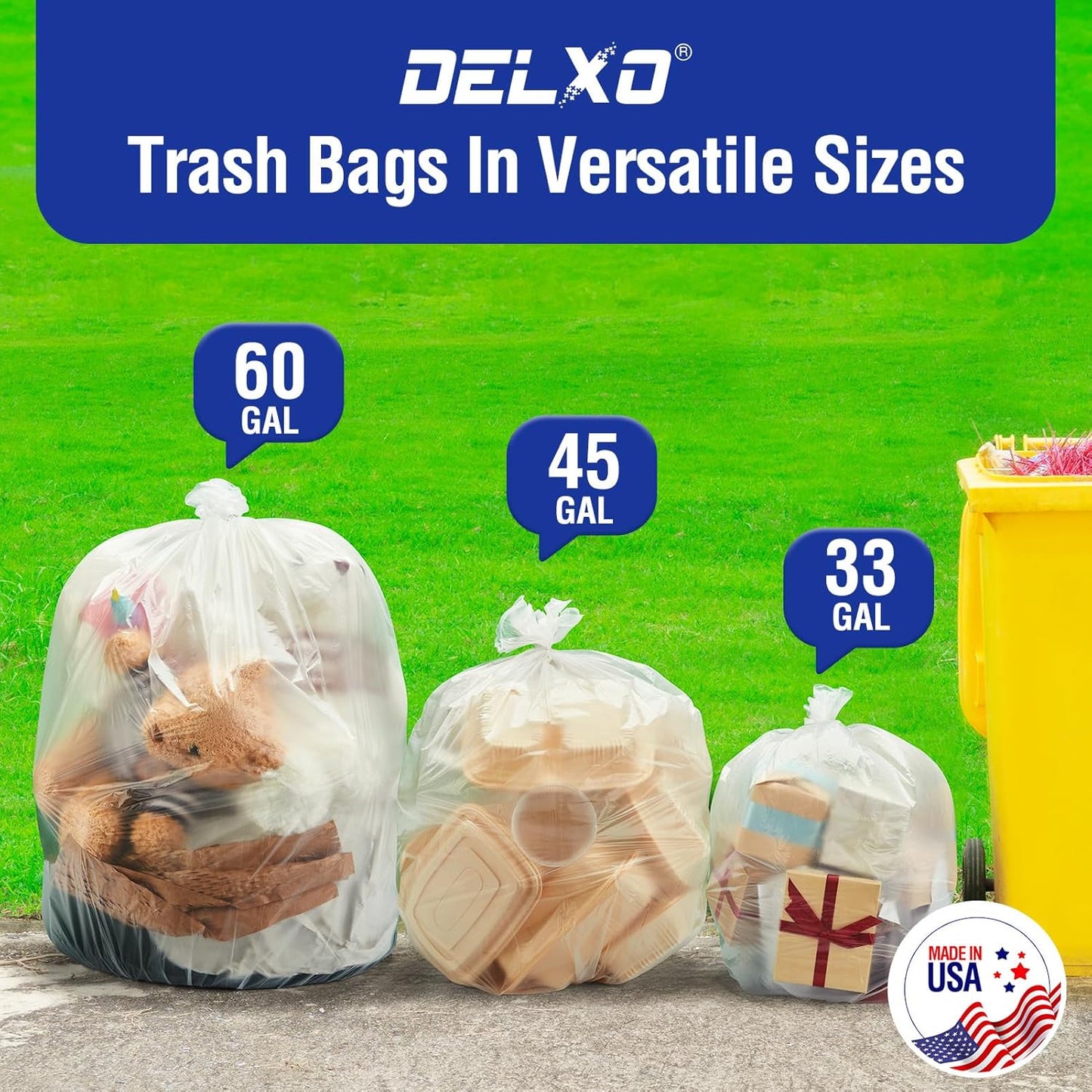 40-45 Gallon Trash Bags | 250 Count Wholesale